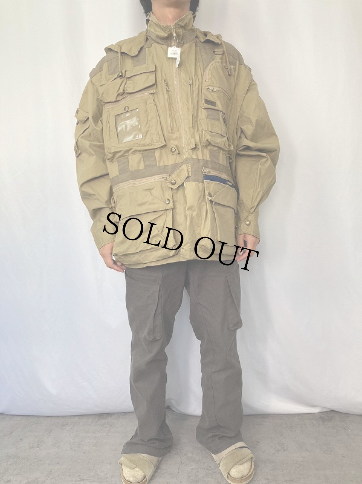 画像2: 80〜90's PAUL & SHARK 2WAY ドッキングフォトグラファージャケット XL (2)