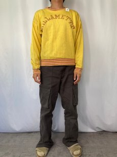 画像2: 50's Champion 小文字ランタグ "WILLAMETTE" ダブルフェイス レーヨンスウェット SIZE46 (2)