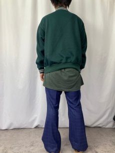 画像3: 80's Christian Dior MONSIEUR 襟付きスウェット GREEN L (3)