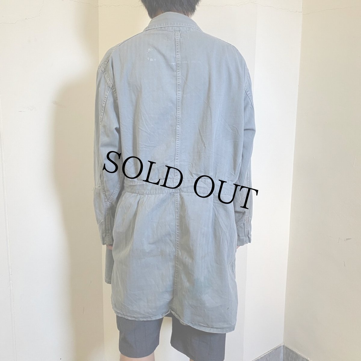 画像3: 50's〜 WORK WEAR Corpozation "SUPERVISOR" コットンコート SIZE48 (3)