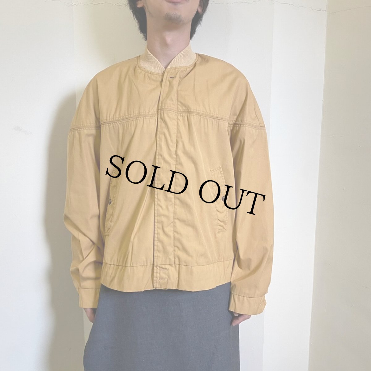 画像2: 90's Oakbrook Sportswear USA製 コットンジャケット SIZE42 (2)