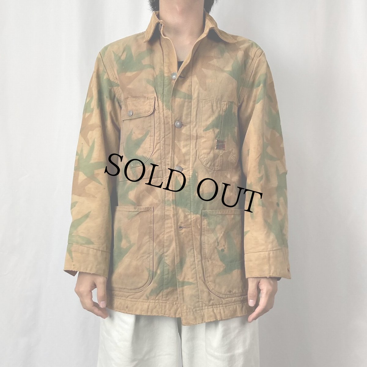 画像2: 60's Workmaster "Custom Painted" ブランケットライナー ダックカバーオール (2)