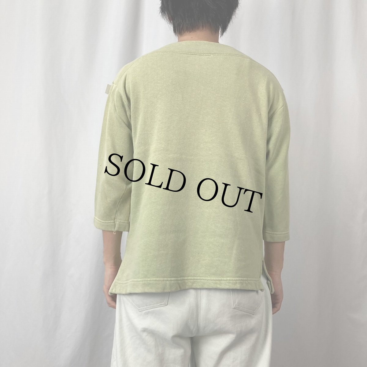 画像3: 60's モンスター フロッキープリント ボートネックスウェット (3)