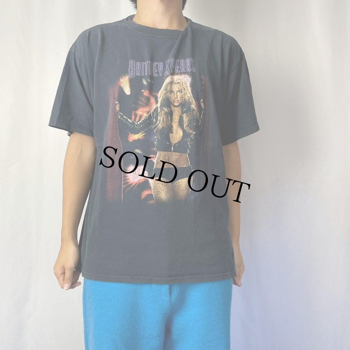 画像2: 2004 BRITNEY SPEARS ツアープリントTシャツ L (2)