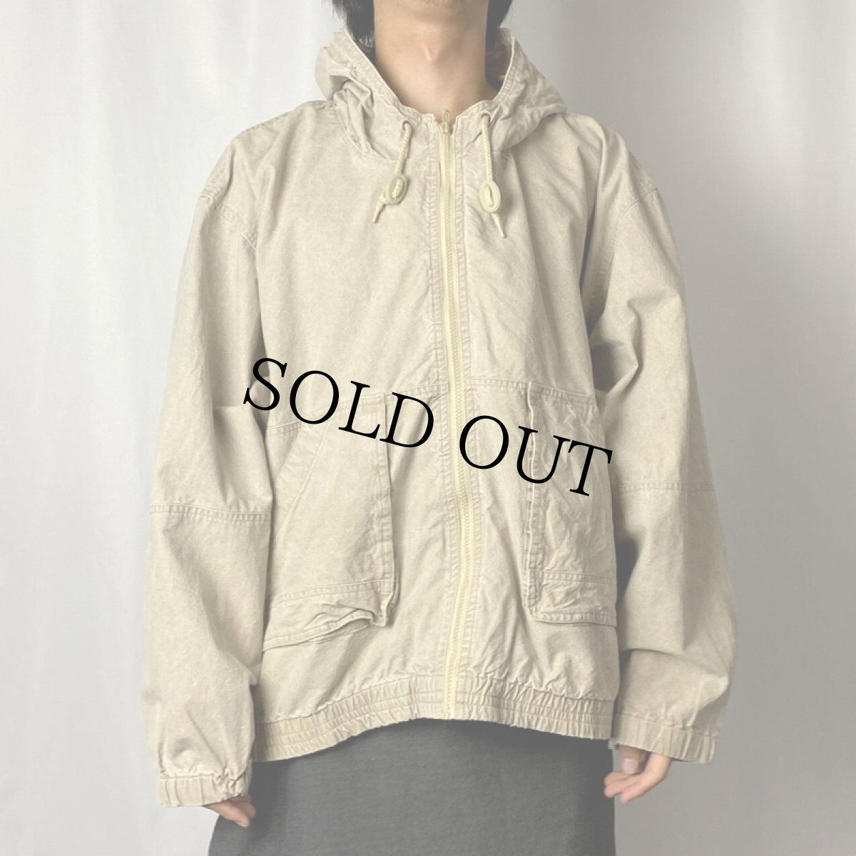 画像2: "BEACH JACKET" コットンジップアップパーカー (2)