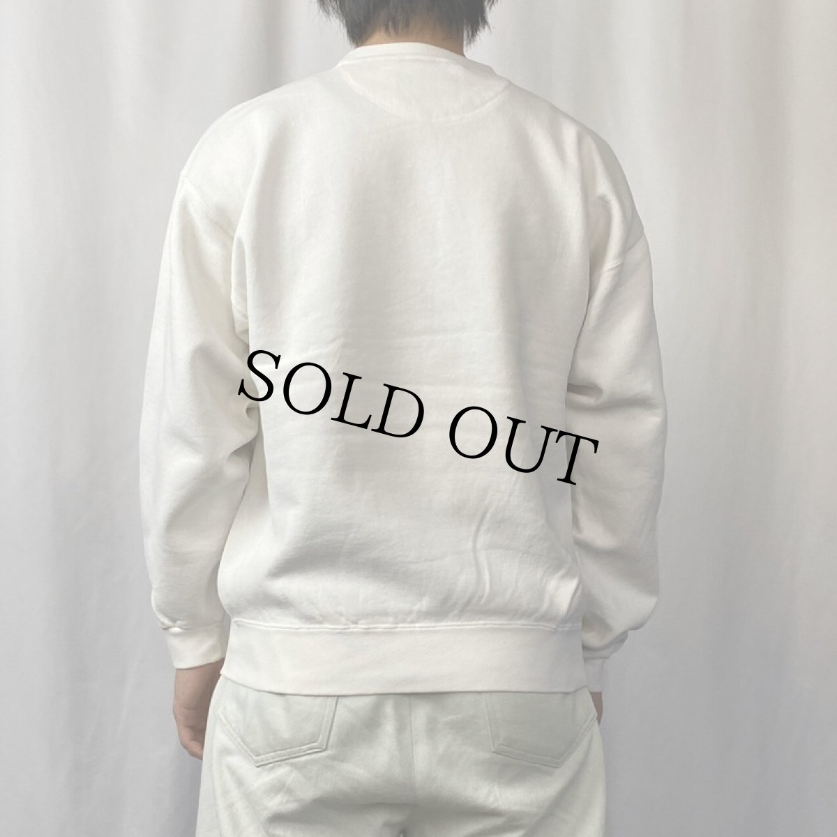 画像3: 90's OARSMAN USA製 "Jelly Belly" お菓子ブランド 刺繍スウェット M (3)