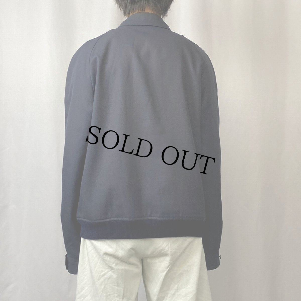 画像3: 80's Burberrys' 裏地バーバリーチェック ブルゾン NAVY (3)