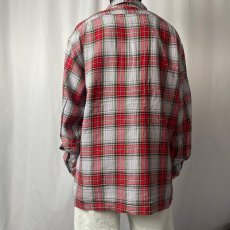 画像3: Ralph Lauren RRL 三ツ星 チェック柄 レーヨン×コットンシャツ XL (3)