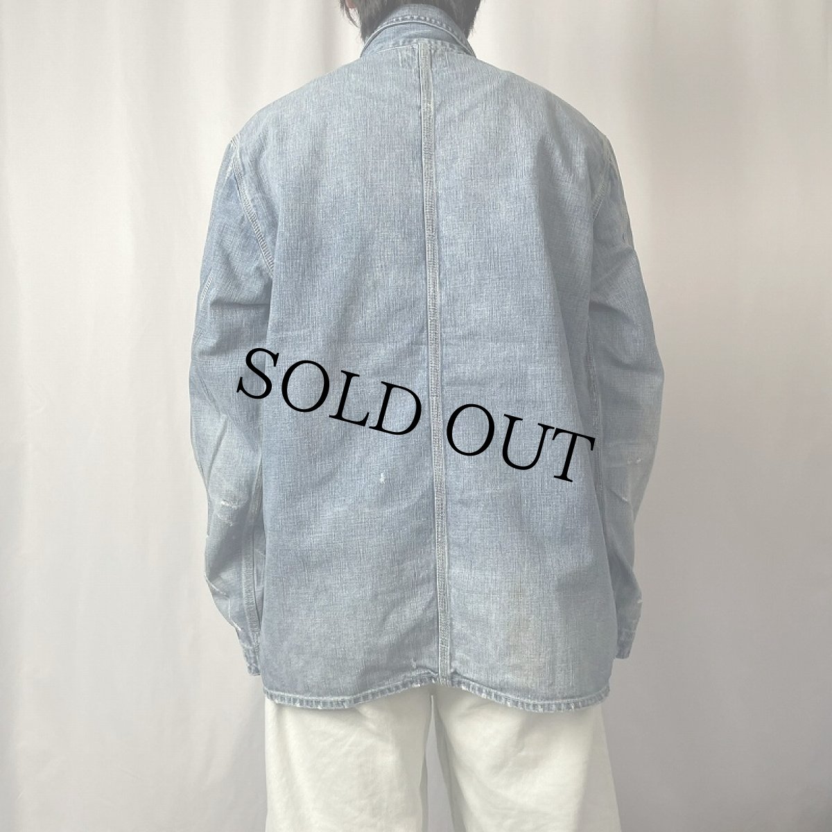 画像3: POLO Ralph Lauren デニムカバーオール XL (3)