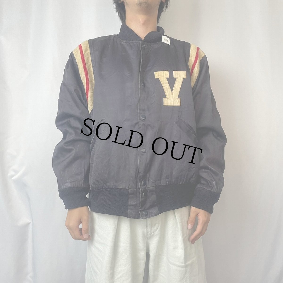 画像2: 50〜60's レーヨンスタジャン (2)