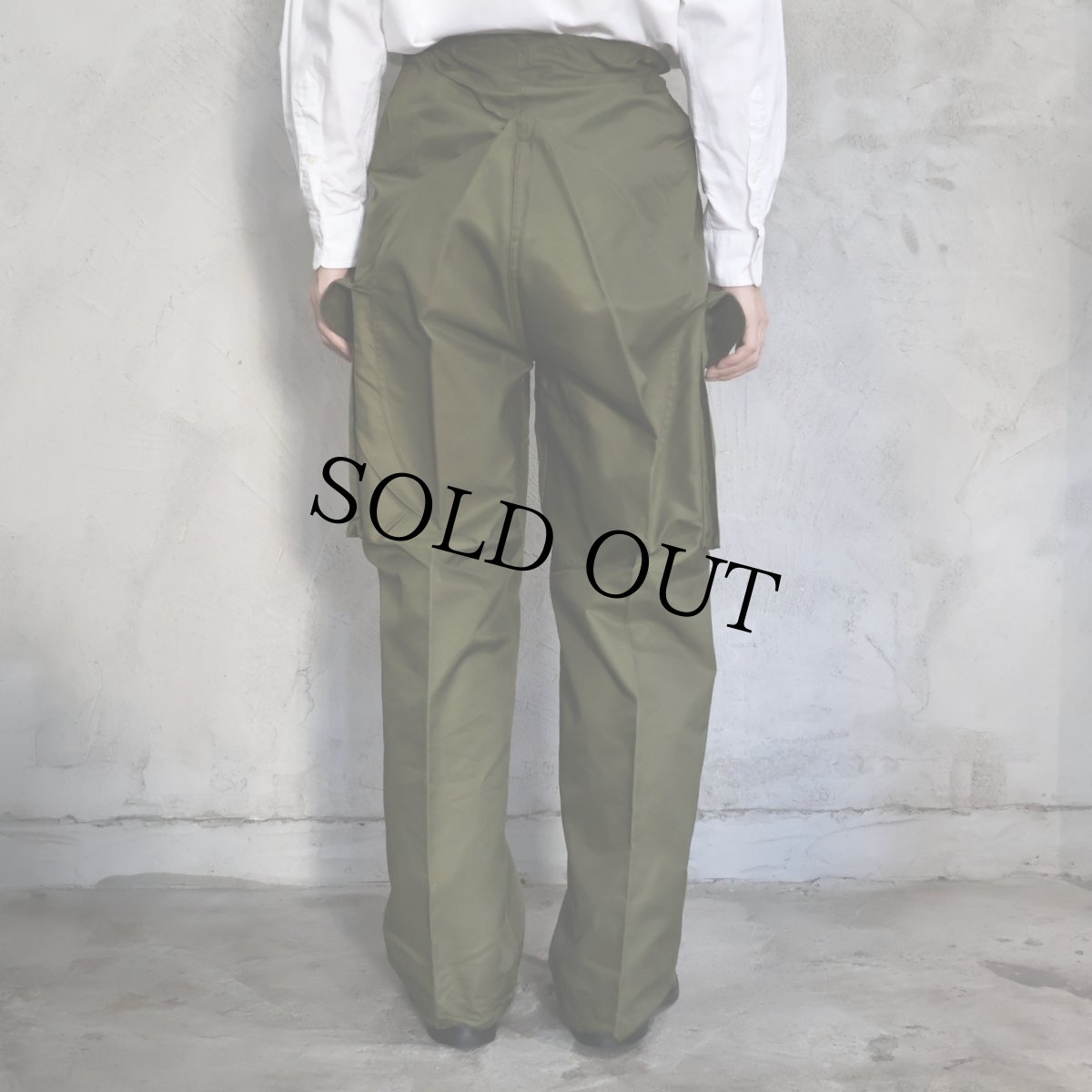 画像4: 80's CANADIAN ARMY ウィンドオーバーパンツ REGULAR-SMALL DEADSTOCK (4)