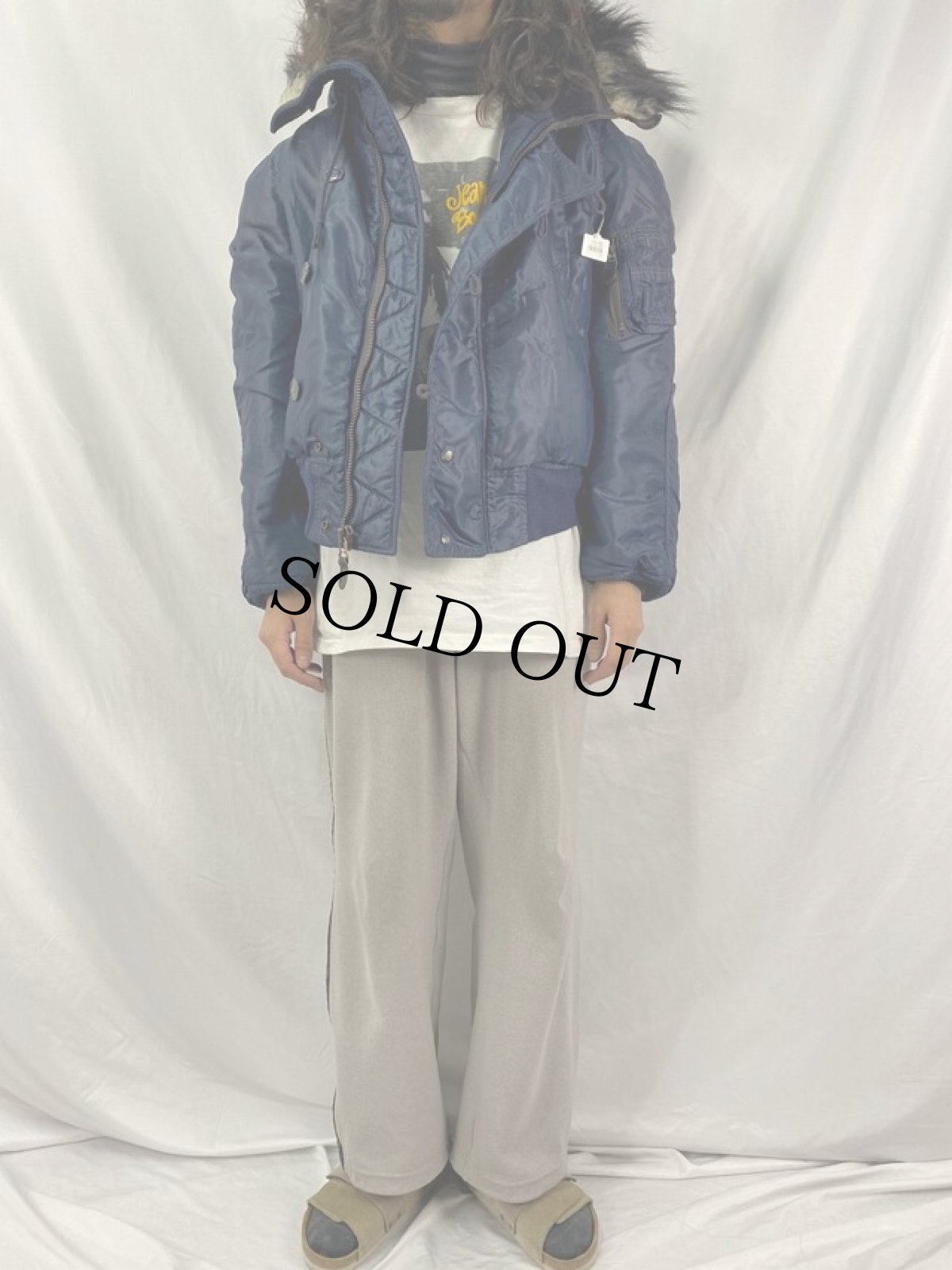 画像2: 50's U.S.AIR FORCE N-2A フライトジャケット EXTRA LARGE (2)