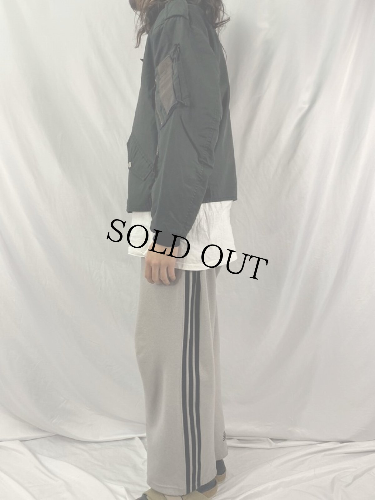 画像3: 80's ROYAL CANADIAN AIR FORCE フライトジャケット "CAF GREEN" SIZE6640 (3)