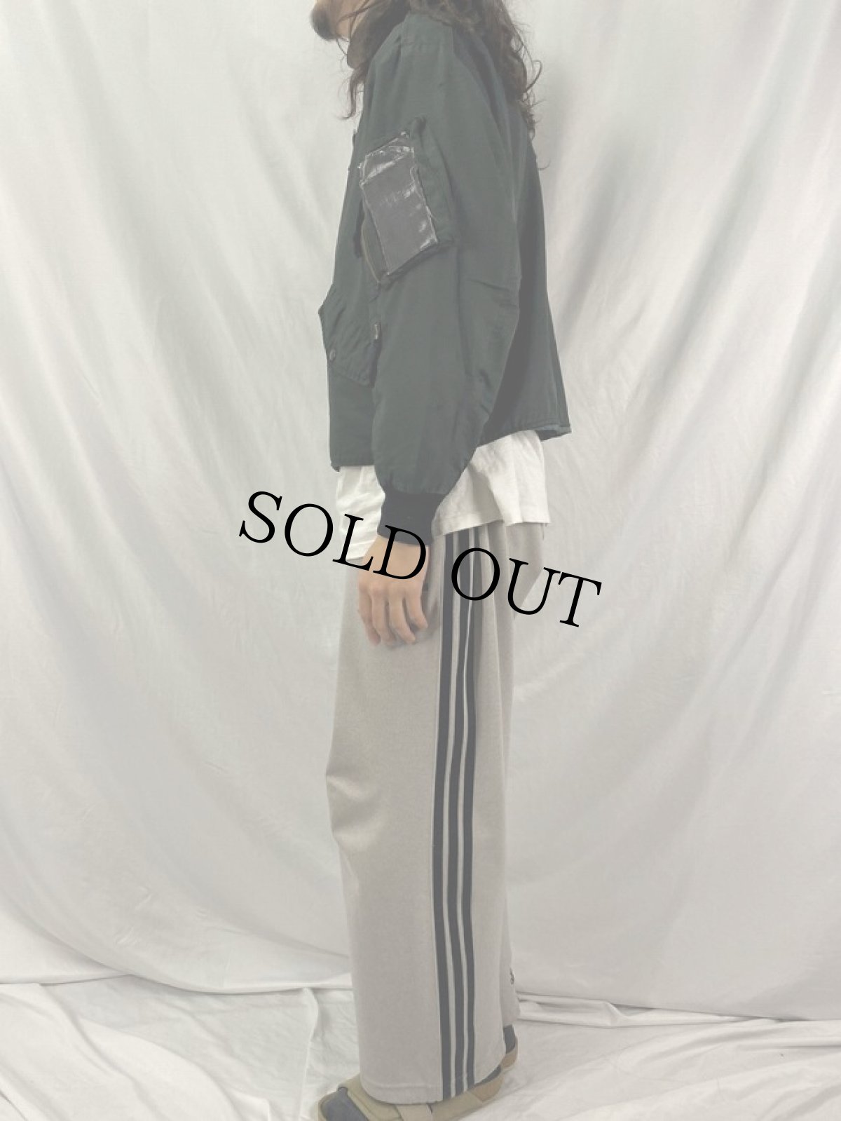 画像3: 80's ROYAL CANADIAN AIR FORCE フライトジャケット "CAF GREEN" (3)