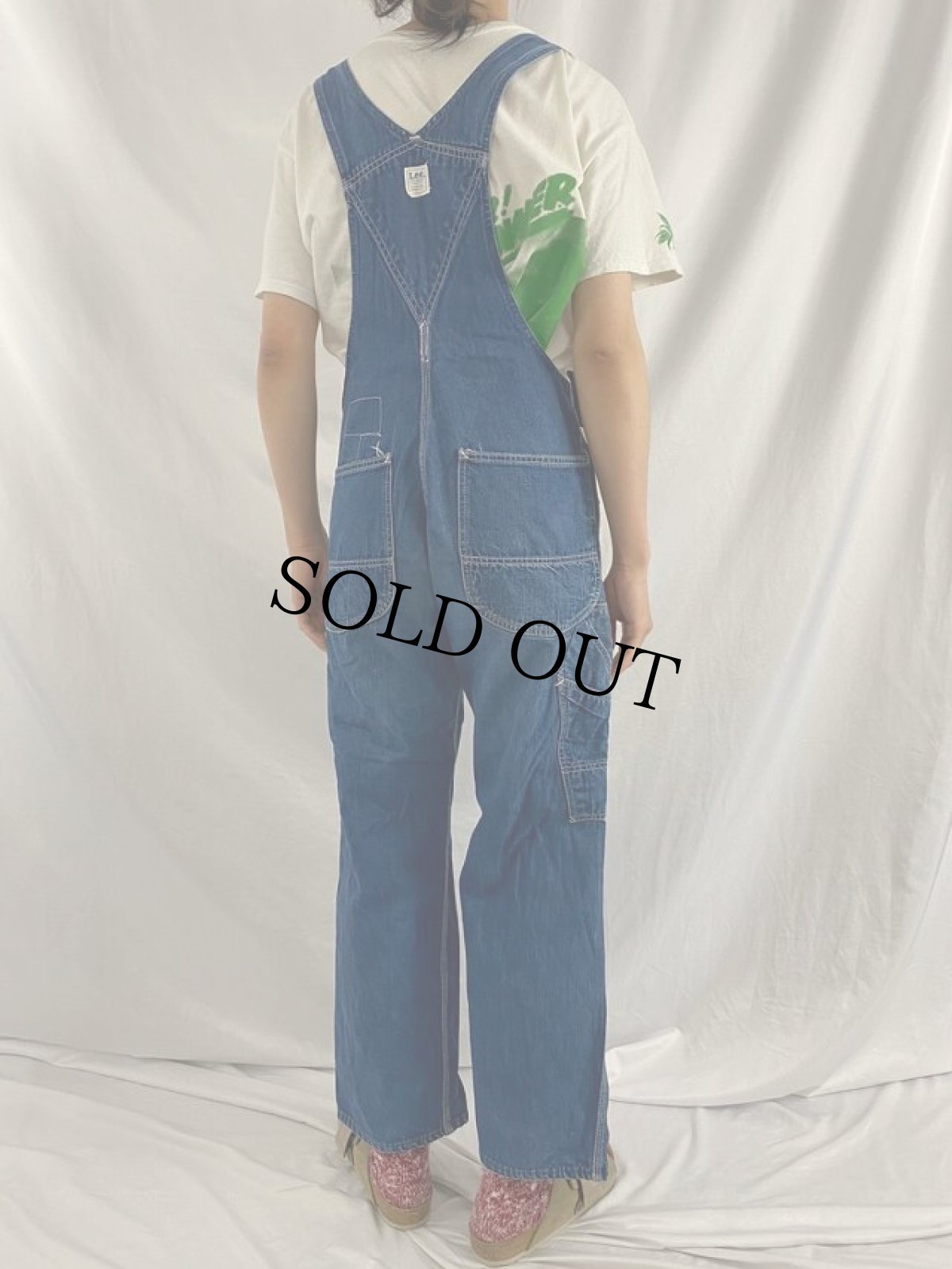 画像4: 70's Lee USA製 デニムオーバーオール (4)