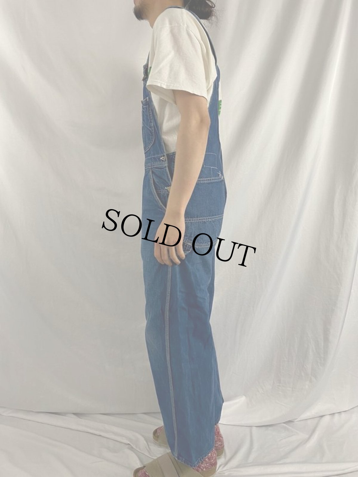 画像3: 70's Lee USA製 デニムオーバーオール (3)