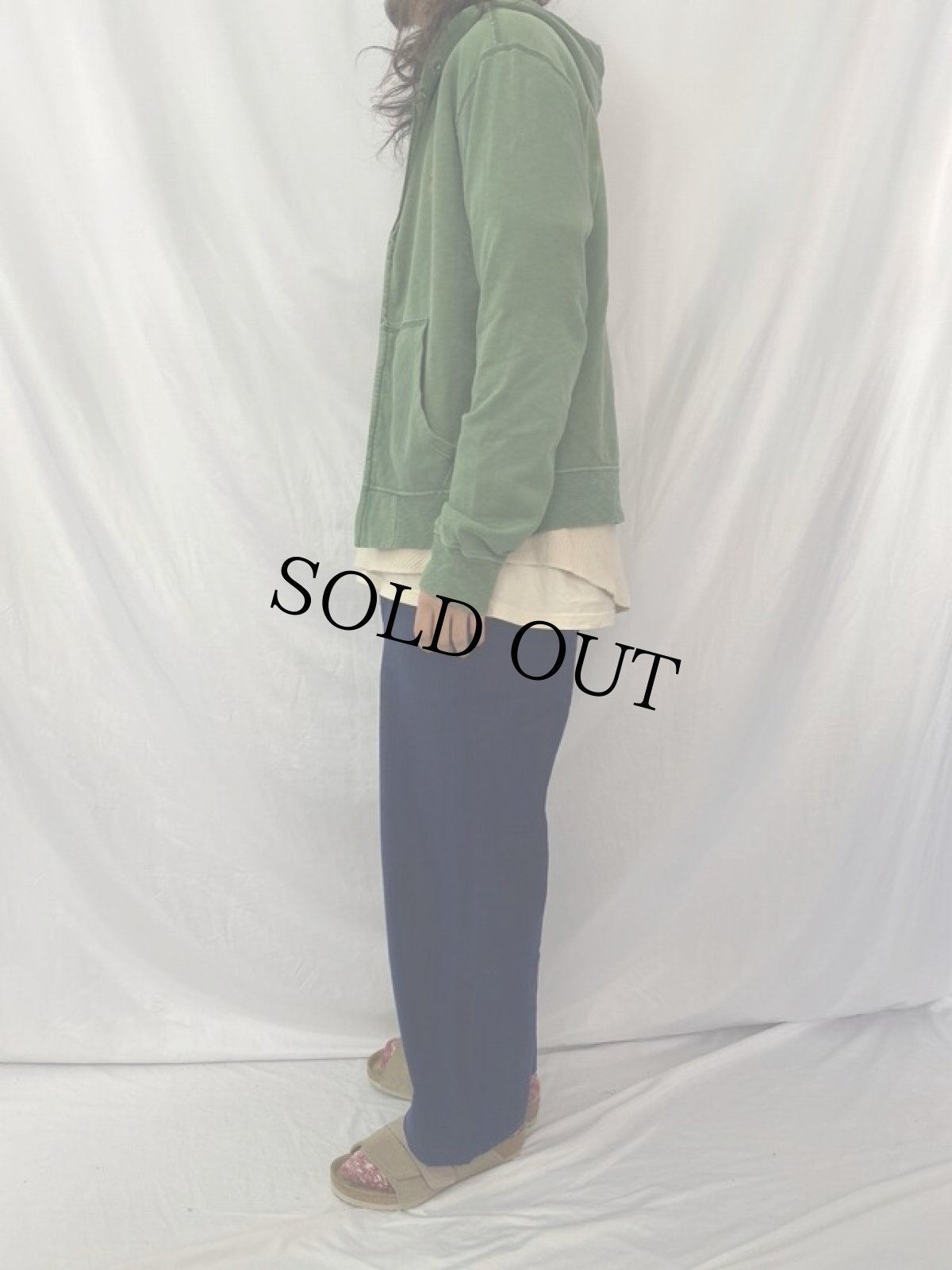 画像3: POLO Ralph Lauren ロゴ刺繍 スウェットジップパーカー M (3)