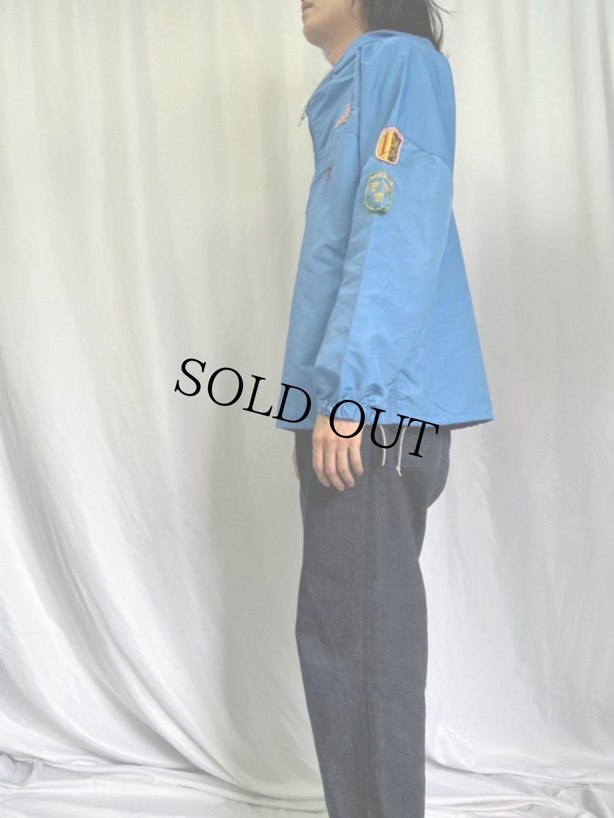 画像3: 60〜70's Blizzard Cloth by SunValley パッチ付き ナイロンアノラックパーカー (3)