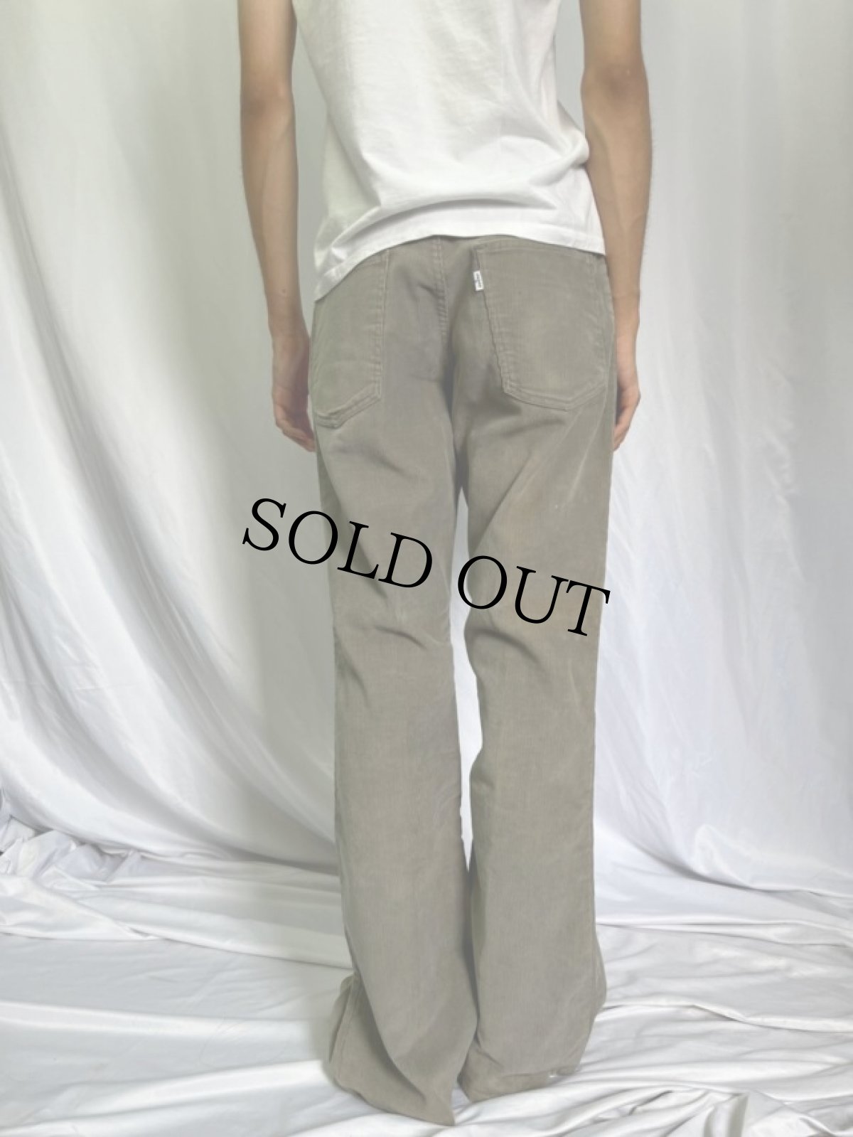 画像4: 70's LEVI'S BIGE 646 ベルボトム コーデュロイパンツ W32 (4)