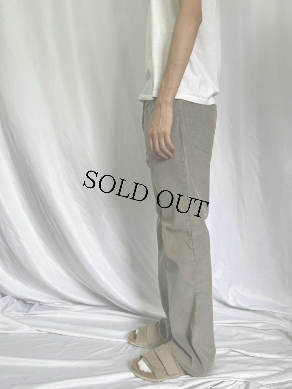 画像3: 70's LEVI'S BIGE 646 ベルボトム コーデュロイパンツ W32 (3)