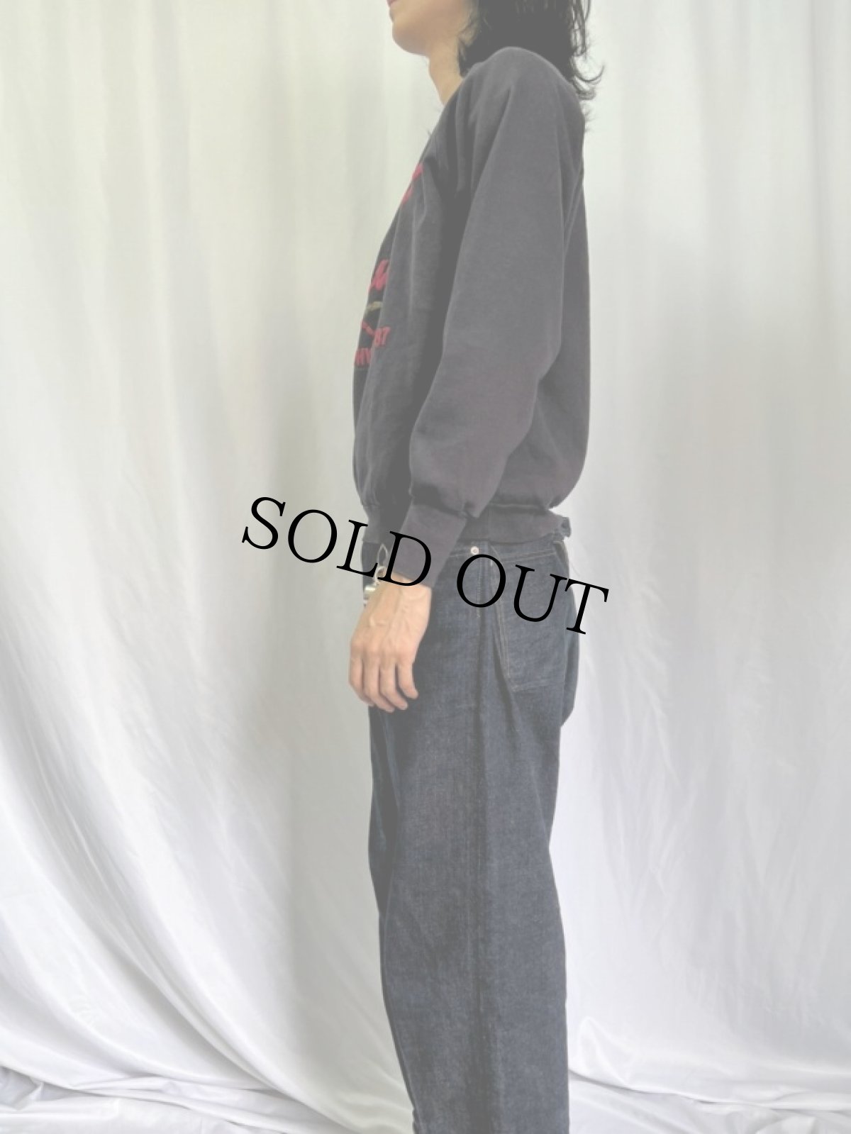 画像3: 80's EDDIE MURPHY USA製 発泡プリント コメディアンツアースウェット L (3)