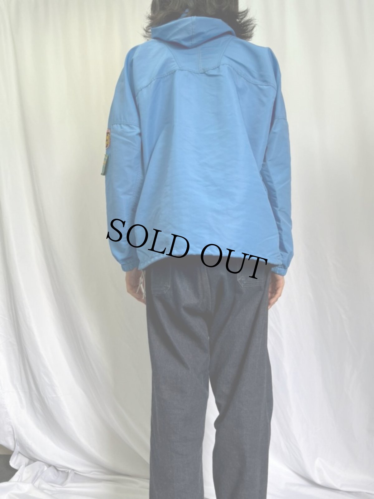 画像4: 60〜70's Blizzard Cloth by SunValley パッチ付き ナイロンアノラックパーカー (4)