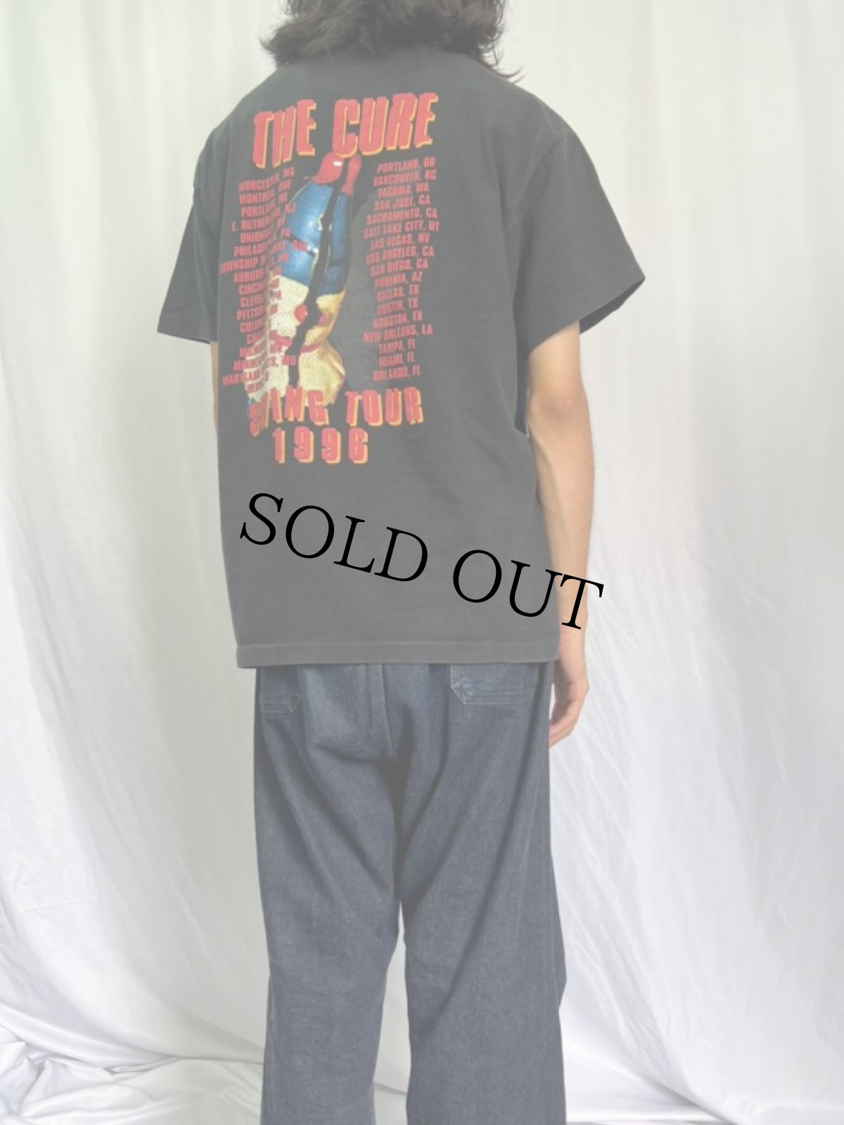 画像5: 90's THE CURE "SWING TOUR" ロックバンドツアーTシャツ XL (5)