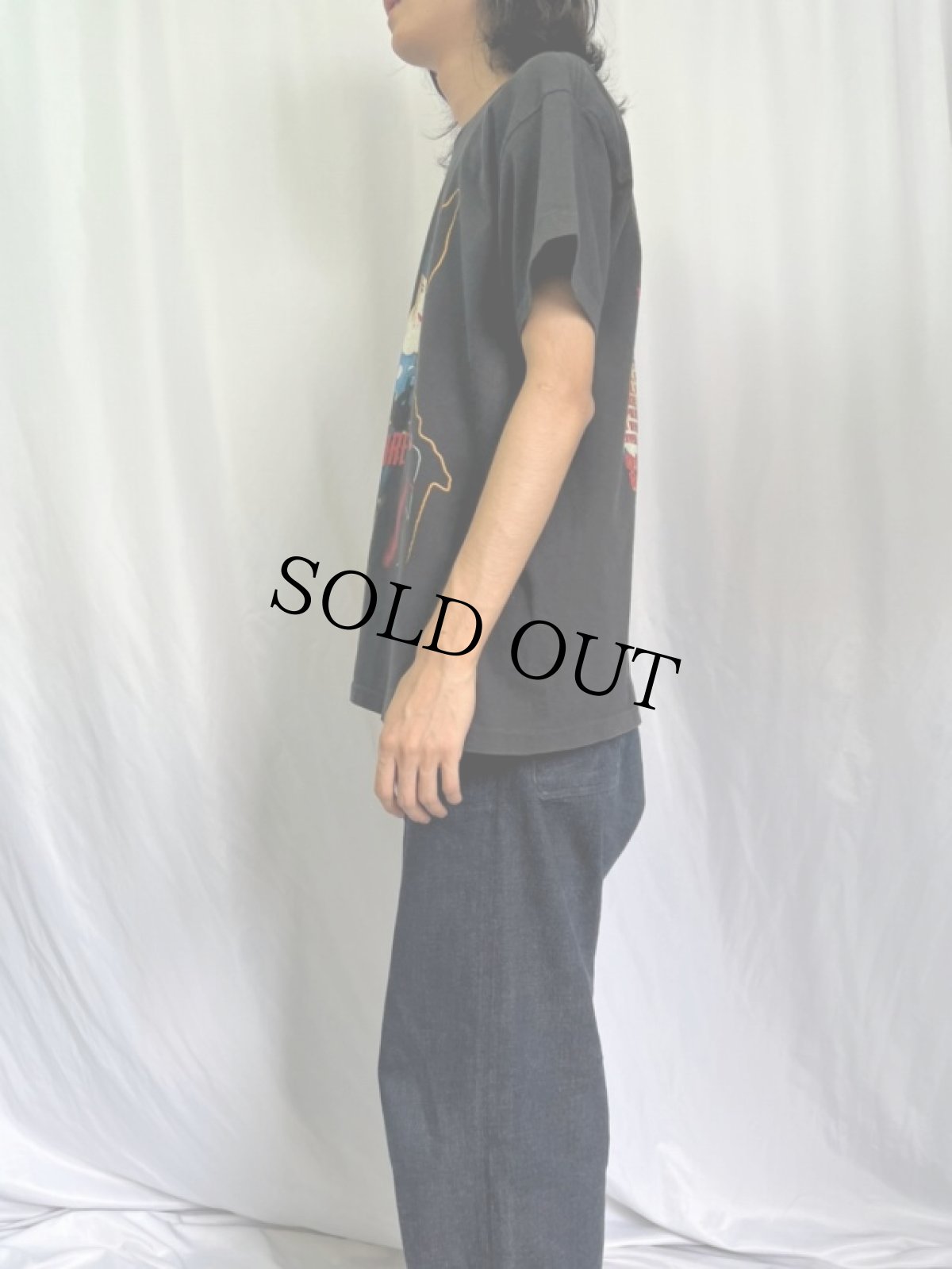 画像4: 90's THE CURE "SWING TOUR" ロックバンドツアーTシャツ XL (4)