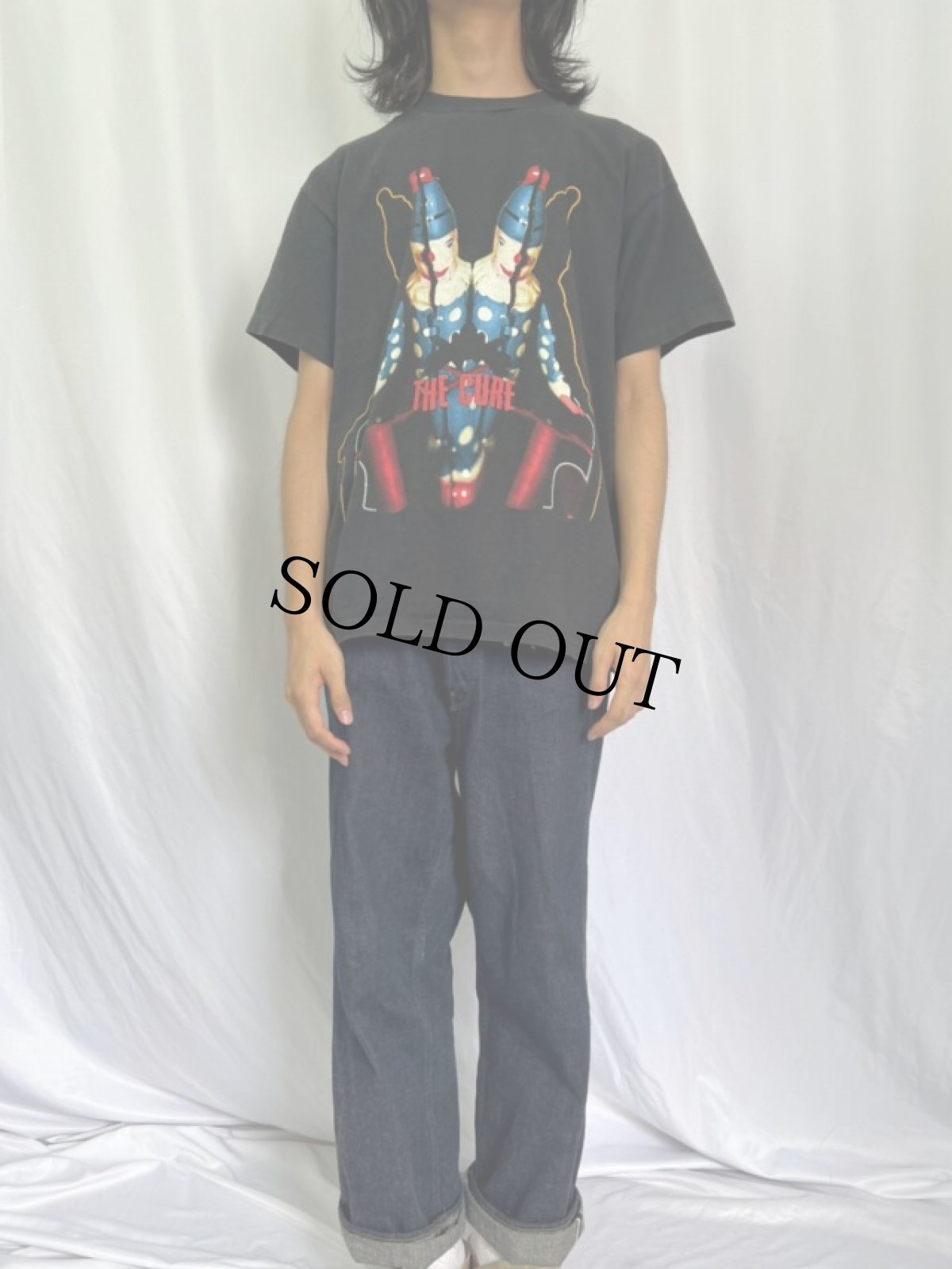 画像3: 90's THE CURE "SWING TOUR" ロックバンドツアーTシャツ XL (3)