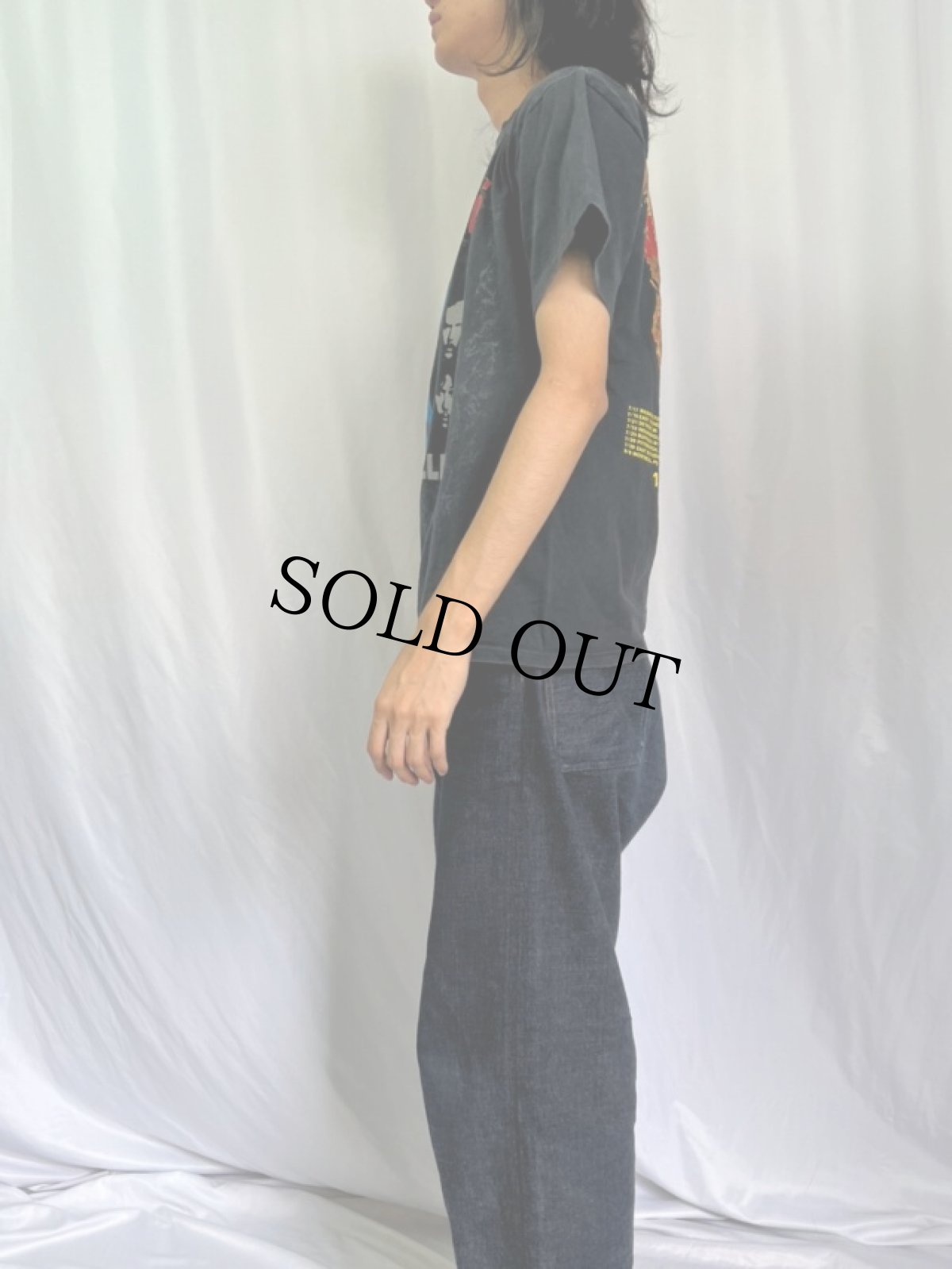 画像4: 90's GUNS N' ROSES×METALLICA USA製 ロックバンドツアーTシャツ L (4)