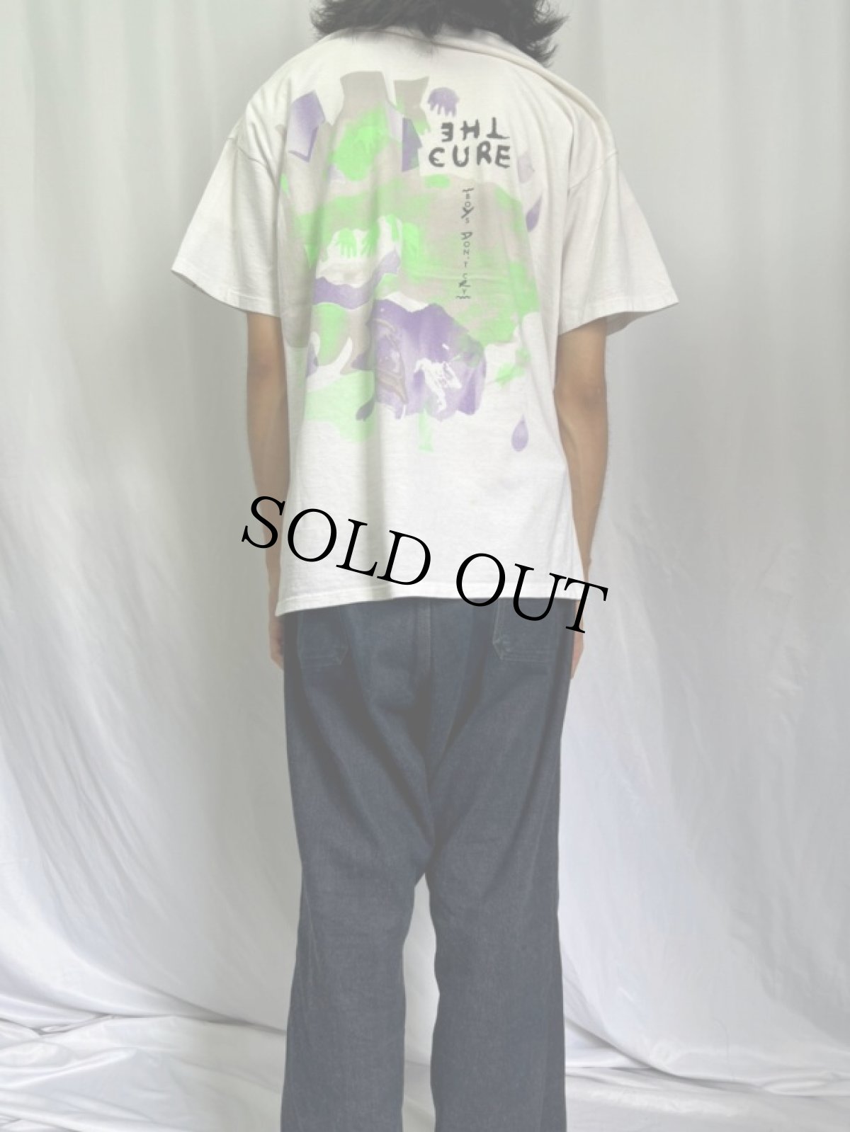 画像4: 90's THE CURE "BOY'S DON'T CRY" ロックバンドTシャツ (4)