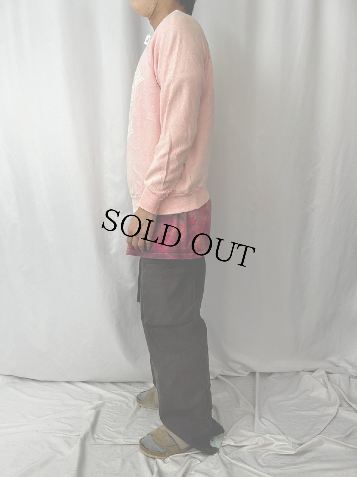 画像3: 80's USA製 FRANKLIN COLLEGE プリントスウェット L (3)