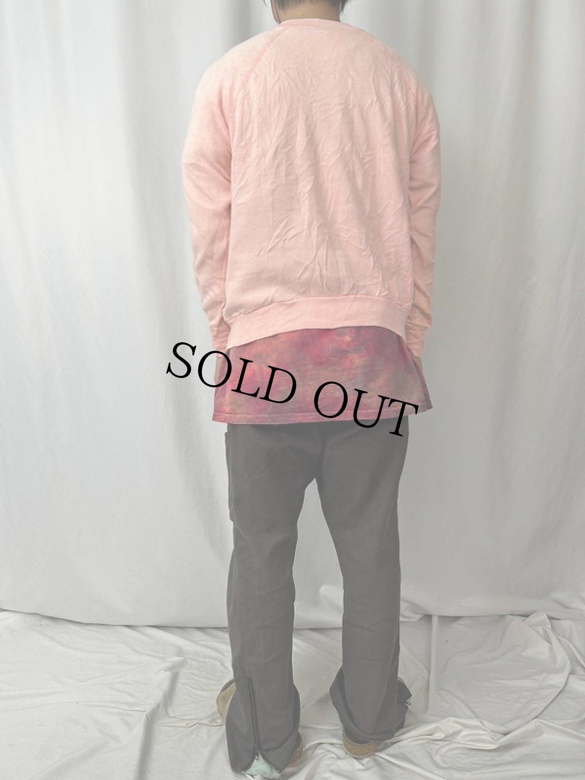 画像4: 80's USA製 FRANKLIN COLLEGE プリントスウェット L (4)