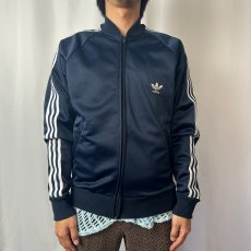 画像2: 80's adidas ATP USA製 トラックジャケット NAVY M (2)