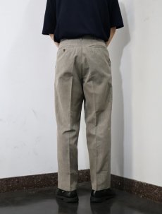 画像4: 90's COMME des GARCONS HOMME DEUX ウール×ポリ×リネン 2タックスラックス W30 (4)