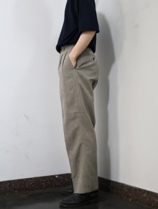 画像3: 90's COMME des GARCONS HOMME DEUX ウール×ポリ×リネン 2タックスラックス W30 (3)