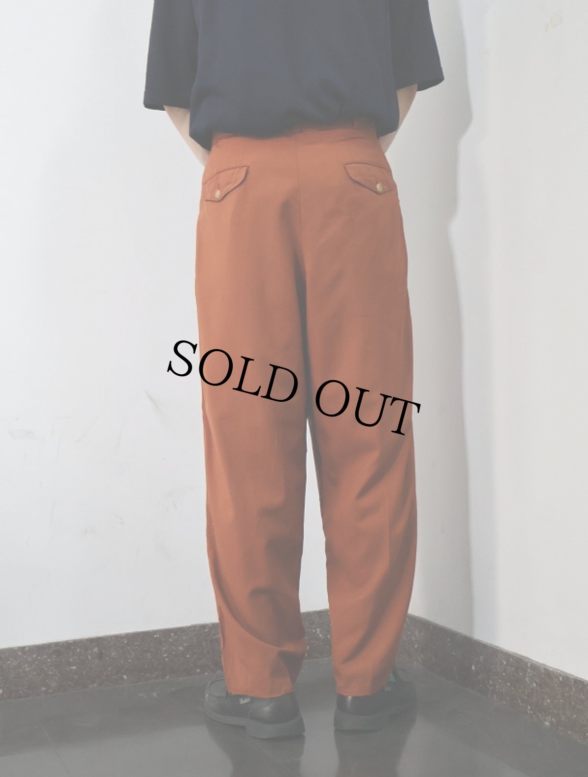 画像4: 90's yohji yamamoto 2タック ウールスラックス W31 (4)