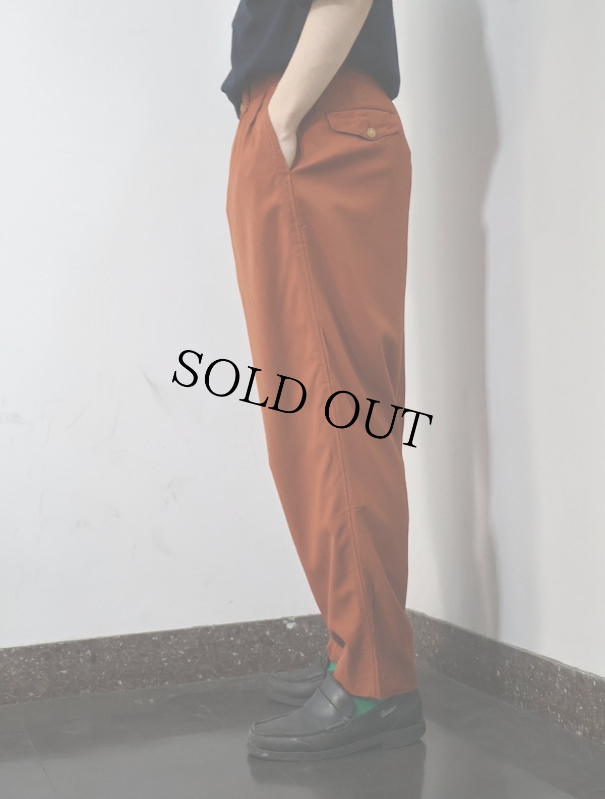 画像3: 90's yohji yamamoto 2タック ウールスラックス W31 (3)