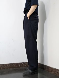 画像3: 90's COMME des GARCONS HOMME 2タック ウールスラックス BLACK W28 (3)