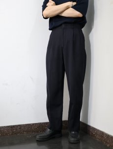 画像2: 80's im MIYAKE DESIGH STUDIO 2タック ウールスラックス BLACK W29 (2)