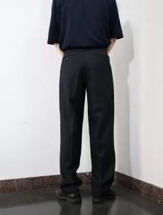 画像4: 80's im MIYAKE DESIGH STUDIO 2タック ウールスラックス BLACK W30 (4)