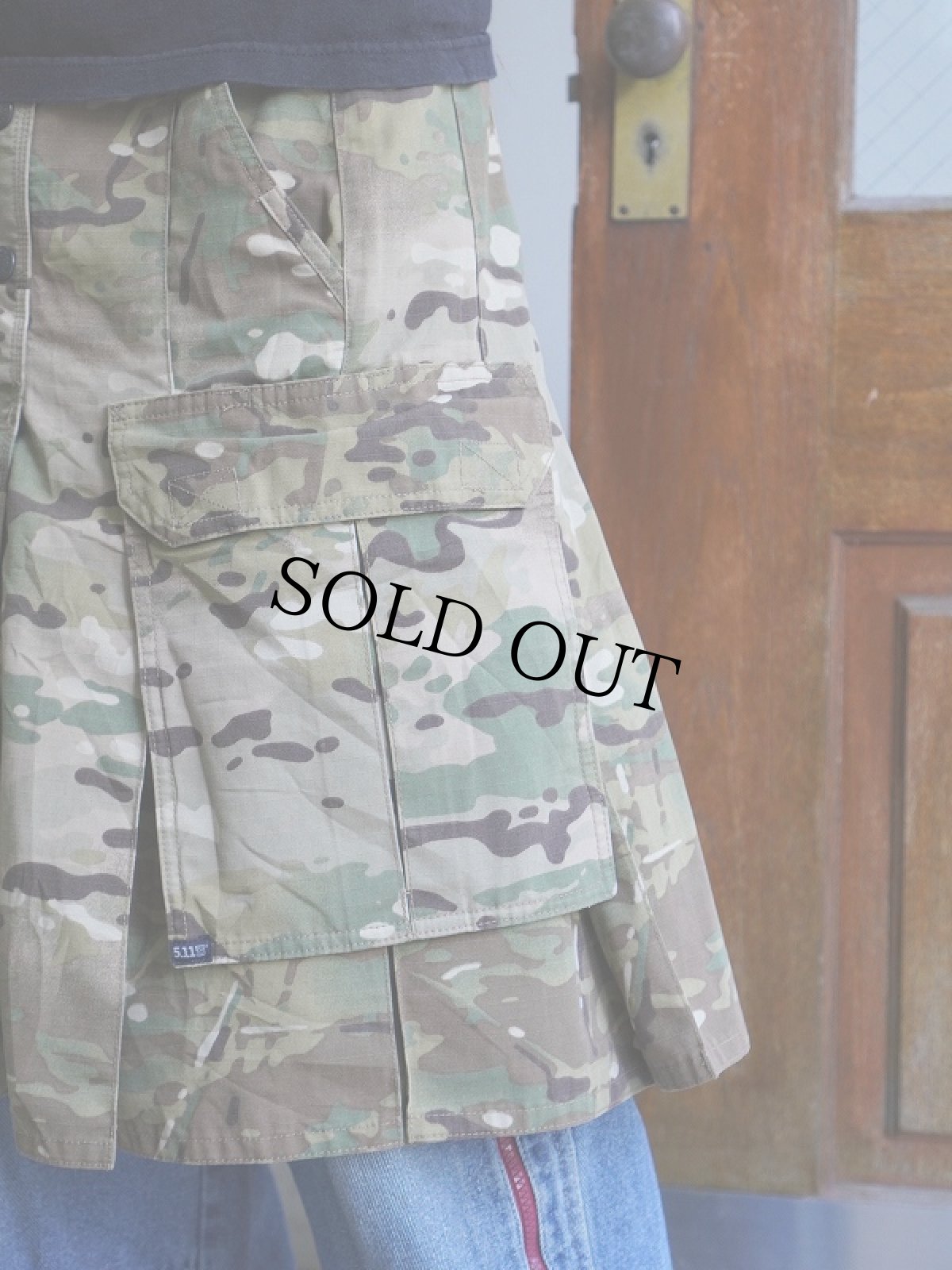 画像5: 5.11 TACTICAL SERIES "MULTICUM" ラップカーゴスカート W35 (5)