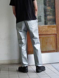 画像1: METRO STYLE レザーパンツ SILVER W29 (1)