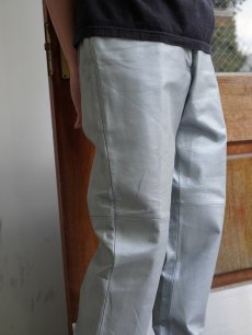 画像4: METRO STYLE レザーパンツ SILVER W29 (4)