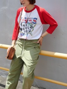 画像4: 80's THE KINKS ロックバンド ツアープリント ラグランTシャツ L (4)