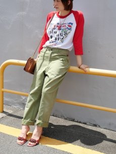 画像5: 80's THE KINKS ロックバンド ツアープリント ラグランTシャツ L (5)