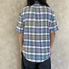 画像5: 60〜70's インディアンマドラス Cotton S/S Shirt M (5)