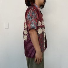 画像9: ink "BANDANA PATTERN SHIRT" RED TONE 【M】 (9)