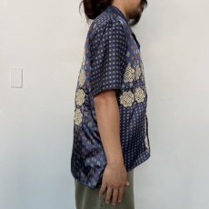 画像12: ink "BANDANA PATTERN SHIRT" BLUE TONE 【M】 (12)