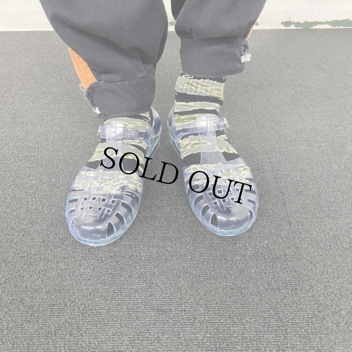 画像2: クリアフラットサンダル 10 (2)